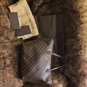 Louis Vuitton NEVERFULL DAMIER MM TOTE